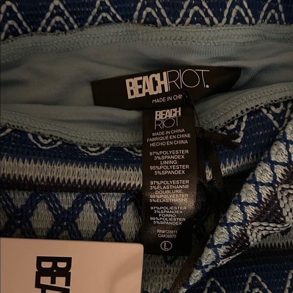 Beach Riot Blue Patterned Bikini - Picture 2 of 6